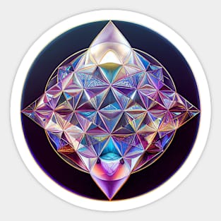 Sacred Geometry Crystal Ball Sticker